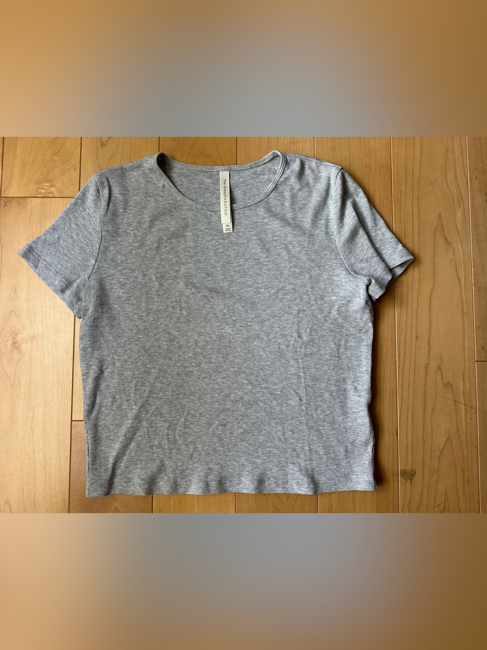 Aritzia The Group Babaton Luxe Lounge New Everyday T-Shirt H.light Cool Grey
